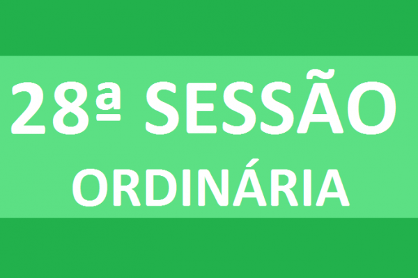 PAUTA 28ª SESSÃO ORDINÁRIA