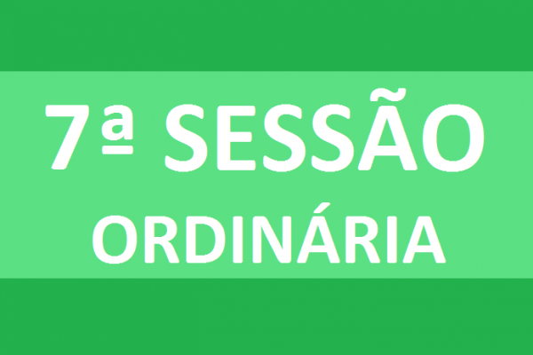 PAUTA 07ª SESSÃO ORDINÁRIA DE 2020