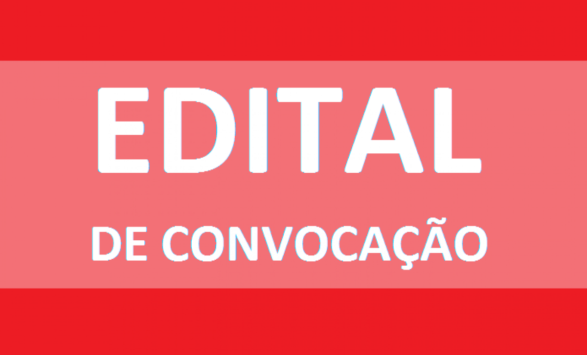 EDITAL DE CONVOCAÇÃO