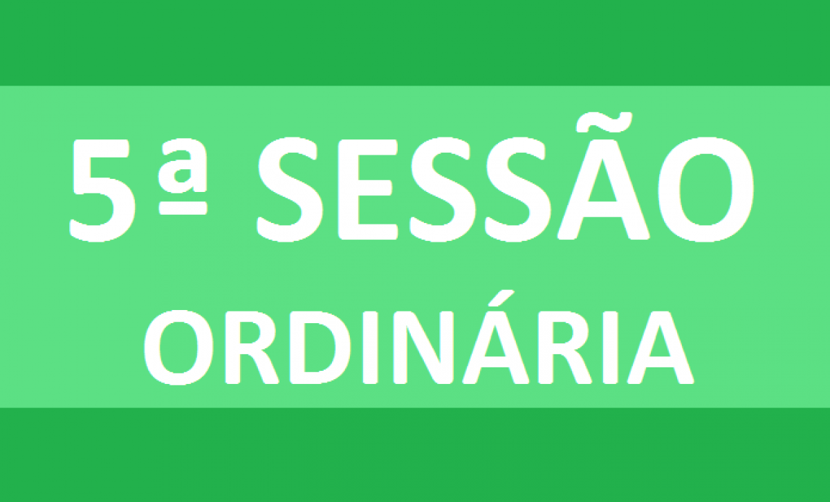PAUTA 05ª SESSÃO ORDINÁRIA DE 2020