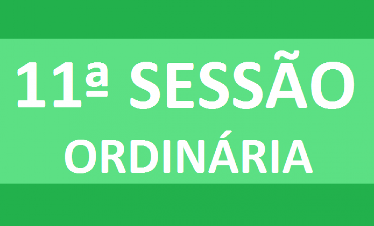 PAUTA 11ª SESSÃO ORDINÁRIA DE 2020
