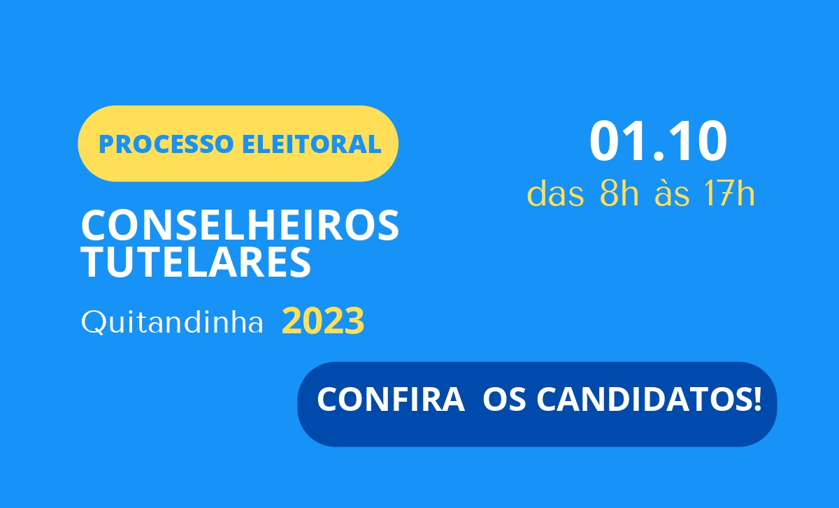 CANDIDATOS DO PROCESSO ELEITORAL DE CONSELHEIROS TUTELARES